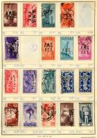 Kb 4-4500 db vegyes külföldi bélyeg 10 db cserefüzetben, benne Olaszország, Málta, Jugoszlávia, Törö...