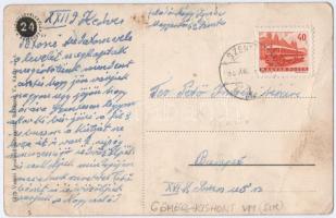 Feled, Veladín; pályaudvar, vasútállomás, gőzmozdony, vonat. Vasúti levelezőlapárusítás 4325. / rail...