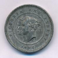 Nagy-Britannia 1840. "Victoria és Albert / Politechnikai Intézet - London" kétoldalas fehérfém emlékérem (28mm) T:XF,VF, patina Great Britain 1840. "Victoria and Albert / Polytechnic Institution - London" two-sided white metal comemmorative medallion C:XF,VF, patina