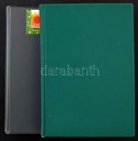 350 db bélyeg és 43 db blokk, közte vágottak is, 2 db közepes berakóban