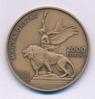 2018. 2000Ft Cu-Zn "Nemzeti Emlékhelyek - Fiumei úti sírkert" kapszulában, színes MNB tájékoztatóval T:BU Adamo EM361