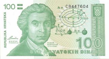 Horvátország 6db klf bankjegy T:I