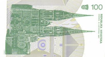 Horvátország 6db klf bankjegy T:I