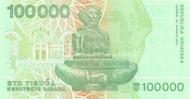 Horvátország 6db klf bankjegy T:I