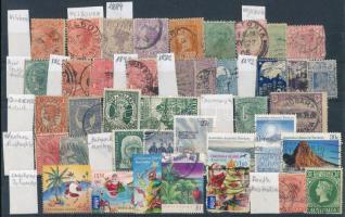 Ausztrália 1884-1986 40 db bélyeg többféle területről (Victoria, Melbourne, Queensland stb.)