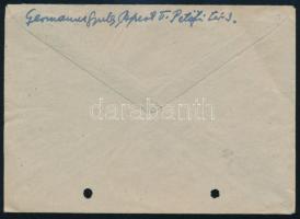 Germanus Gyula (1884-1979) által írt és aláírt boríték