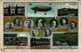 Zur Erinnerung an die grossen Kaisermanöver bei Tabor i. Böhmen. Gruss aus dem Manöverfelde! K.k. Hoflager Chotowin (Chotoviny). Offizielle Kaisermanöverkarte. Karl Trisko / 1913-as Császári hadgyakorlatok emléklapja Csehországból, Ferenc József / In memory of the royal maneuvers and the presence of his Majesty the Emperor Franz Joseph I of Austria in Bohemia (Czech) (EM)