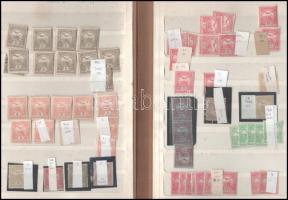 Turul bélyegek + Hírlapbélyegek, kb 400 db
