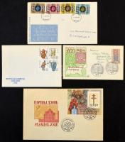 265 db külföldi FDC, emléklap, alkalmi és köznapi küldemény, CM stb