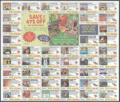 Brit magazinok 100-as hajtott levélzáró ív