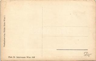 Kaiser Karl I und F.M.L. Hofmann in Galizien. Brüder Kohn Wien I., Phot. Br. Schuhmann / IV. Károly ...