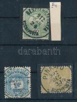 3 db kocsiposta bélyegzés