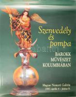 1997 Szenvedély és pompa, barokk művészet Kolumbiában, MNG, kiállítási, plakát, feltekerve, apró lapszéli szakadással, 67×47,5 cm