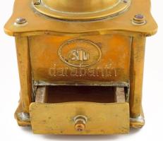 Réz kávédaráló, m: 18 cm