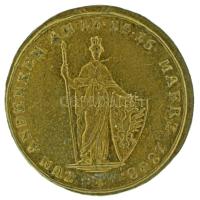 Osztrák Birodalom / Habsburg-ház 1848. "Emlékezzünk 1848. március 13-14-15-re / Sajtószabadság - Nemzetőrség - Alkotmány - 1848" kétoldalas sárgaréz emlékérem (23mm) T:XF,VF Austrian Empire / House of Habsburg 1848. "Zum Andenken am 13-14-15 Maerz 1848. / Pressefreiheit - Nationalgarde - Consitution - 1848" two-sided brass commemorative medallion (23mm) C:XF,VF