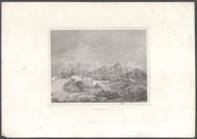 Ludwig Rohbock (1820-1883) - Georg Michael Kurz (1815-1883): Világos. Acélmetszet, papír, jelzett a metszeten, kis foltokkal, a lap egyik sarka kissé sérült, 12,5x16,5 cm