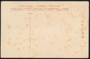 1911 Címzetlen képeslap képoldalán "K.u.K. MARINEDETACHEMENT / in PEKING" bélyegzéssel (ro...