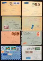 Néhány száz db magyar küldemény javarészt az 1950-es évekből, közte expressz, légi, stb.