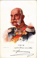 Kaiser Franz Josef I. Dem k.u.k. Kriegsfürsorgeamt gewidmet / I. Ferenc József / Emperor Franz Joseph I of Austria s: Oskar Brüch (EK)
