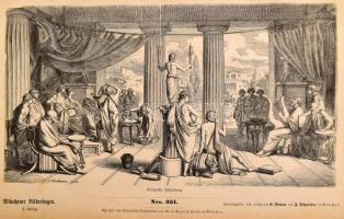 cca 1890 Heinrich Leutemann: Bilder aus dem Alterthume. Nr. 334-556. München, én., Braun &amp; S...