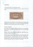 Az 1938-ban kiadott 5 Pengős bankjegyen szereplő Tóth Rózsinak címzett 4db képeslap 1952-1957 között...