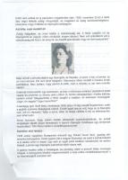 Az 1938-ban kiadott 5 Pengős bankjegyen szereplő Tóth Rózsinak címzett 4db képeslap 1952-1957 között...