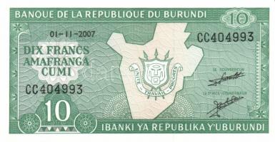 Burundi 5db klf modern bankjegy T:I