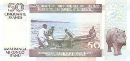Burundi 5db klf modern bankjegy T:I