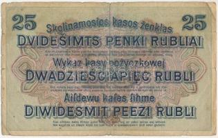 Német Birodalom / I. világháború / Keleti Főparancsnokság / Posen (Poznan) 1916. 25R T:VG
German Em...