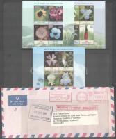 India 1882-2013 180 db bélyeg + 3 db Virág blokk + légi levél 2 berakólap 3 oldalán