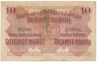 Német Birodalom / I. világháború / Keleti Főparancsnokság / Posen (Poznan) 1916. 10R T:F kis beszaka...