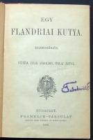 Ouida: Egy flandriai kutya, Elbeszélések Budapest Franklin-társulat, 1899 (kötés laza)