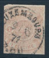 Luxemburg 1863 Mi 3 papírelvékonyodás / thin paper (Mi EUR 550,-) (garancia nélkül / no guarantee)