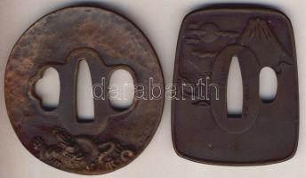 Japán katonai Br kézvédő 2 klf db T:2