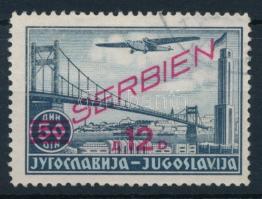 Német megszállás Szerbiában 1941 Mi 30 (Mi EUR 1.100,-) (garancia nélkül / no guarantee)