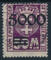 Németország Danzig 1923 Mi P26II (Mi EUR 1.700,-) (garancia nélkül / no guarantee)