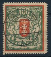 Németország Danzig 1923 Mi 101Y (Mi EUR 350,-) (garancia nélkül / no guarantee)
