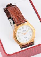 Helvetia karóra. Kvarc szerkezettel, bőr szíjjal 35 mm Új állapotban, eredeti dobozában