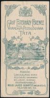 Gróf Esterházy Ferencz Uradalmi Pezsgőgyára Tata számolócédula