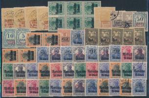 Német posta Romániában 1919 60 db bélyeg