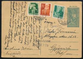 1945 (2. díjszabás) Cenzúrázott levelezőlap