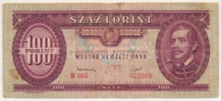 1949. 100Ft "B 965 022209" T:F,VG folt Adamo F28
