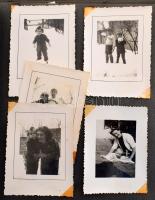 cca 1939 Fotóalbum, kb 70 db részben szegedi vonatkozású fotóval