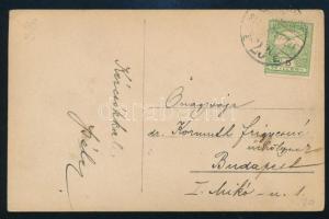 Környey Béla (1873-1925) operaénekes aláírt (igazolvány) fotólap