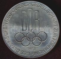 NDK "Friedrich Ludwig Jahn" ffém emlékérem T:2 Plasztiktokban!