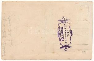 Ostffyasszonyfa, katonai tábor, barakk építés. photo + "SÜLI ANTAL ácsmester TATA" (fa)