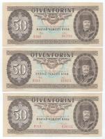 1983-1989. 50Ft (7db, 3xklf) T:F,VG közte több szép papír