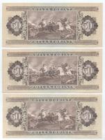 1983-1989. 50Ft (7db, 3xklf) T:F,VG közte több szép papír