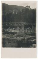 1918 Herkulesfürdő, Baile Herculane; Cserna híd / Cerna bridge. photo (EK)