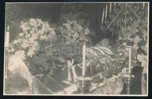 ca 1916 Postmortem fotó, 14x9 cm